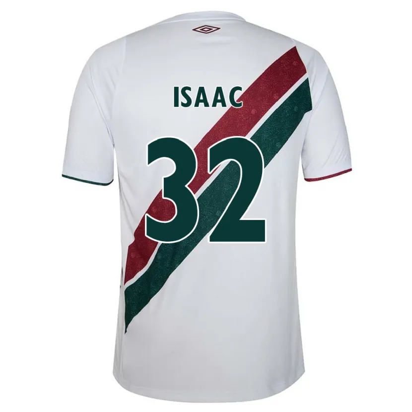 Danxen Heren Isaac #32 Wit Groen Kastanjebruin Uitshirt Uittenue 2024/25 T-Shirt