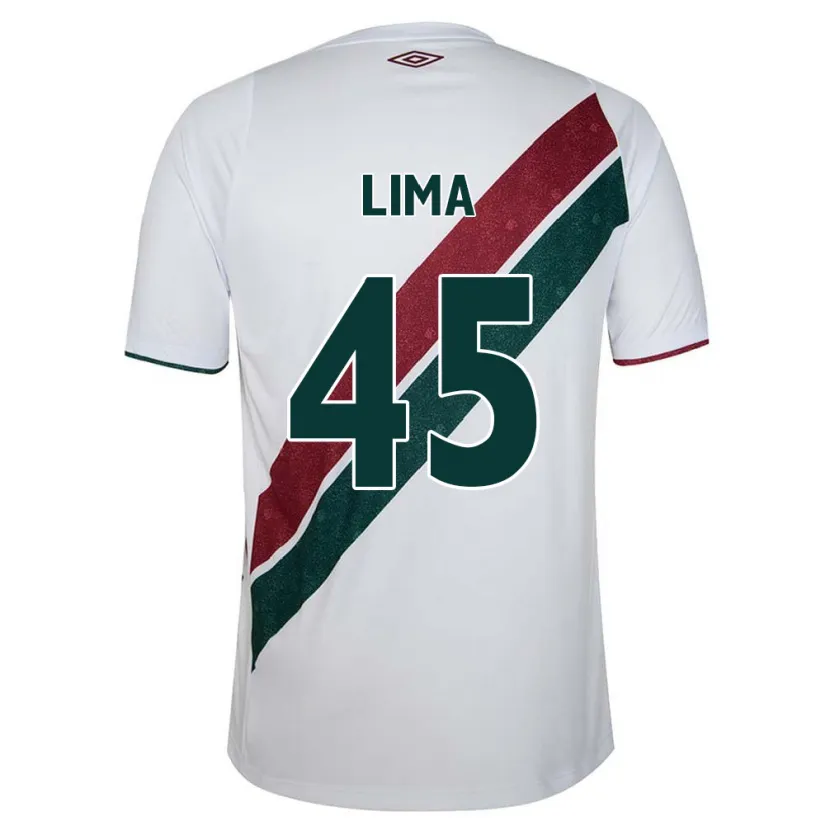 Danxen Heren Lima #45 Wit Groen Kastanjebruin Uitshirt Uittenue 2024/25 T-Shirt