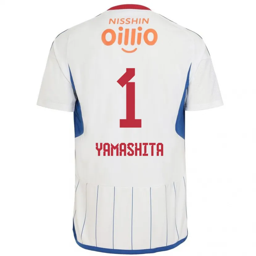 Danxen Heren Shoma Yamashita #1 Wit Blauw Rood Uitshirt Uittenue 2024/25 T-Shirt