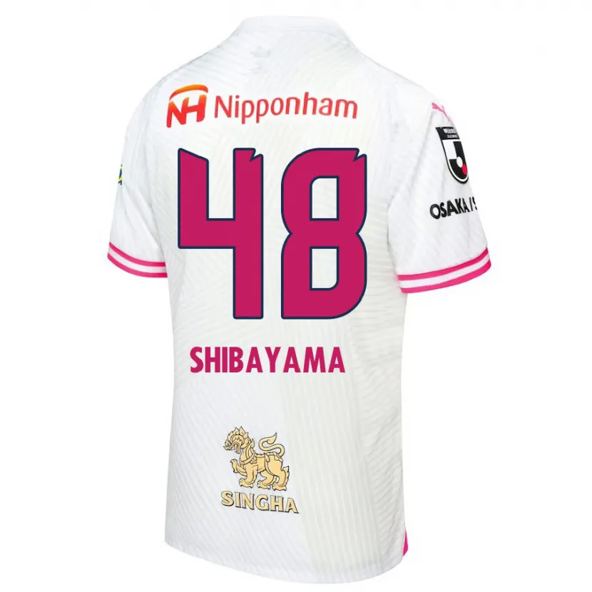 Danxen Heren Masaya Shibayama #48 Wit Roze Uitshirt Uittenue 2024/25 T-Shirt