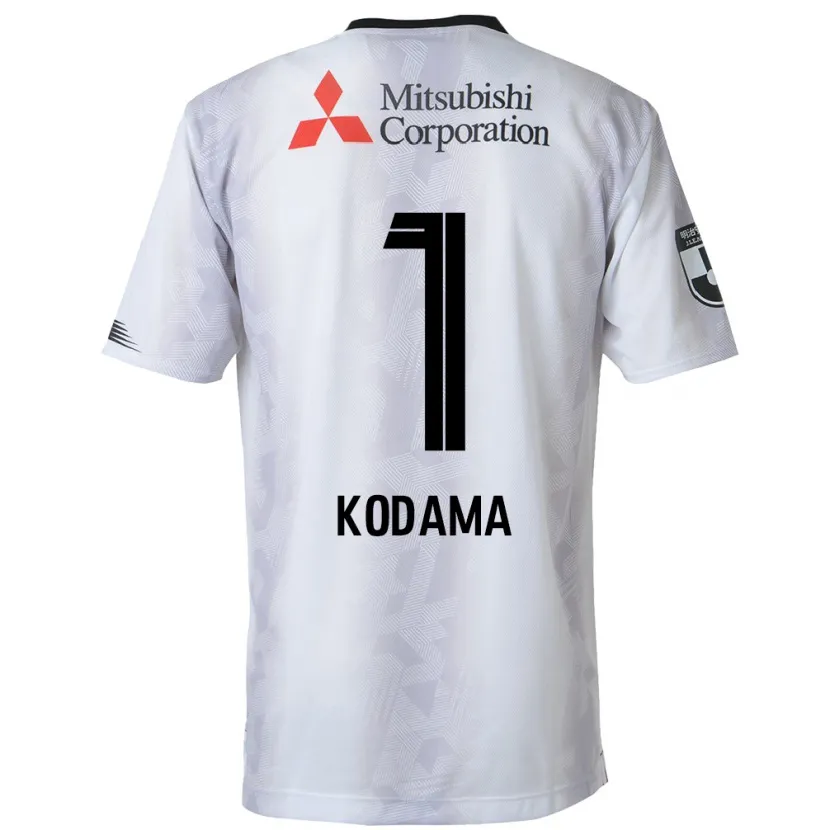 Danxen Heren Tsuyoshi Kodama #1 Wit Zwart Uitshirt Uittenue 2024/25 T-Shirt