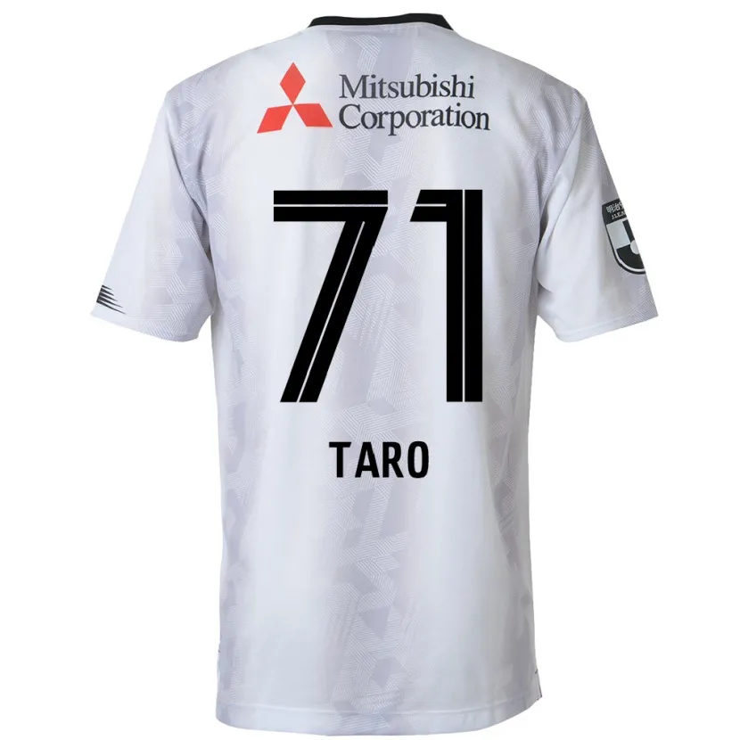 Danxen Heren Ryotaro Araki #71 Wit Zwart Uitshirt Uittenue 2024/25 T-Shirt