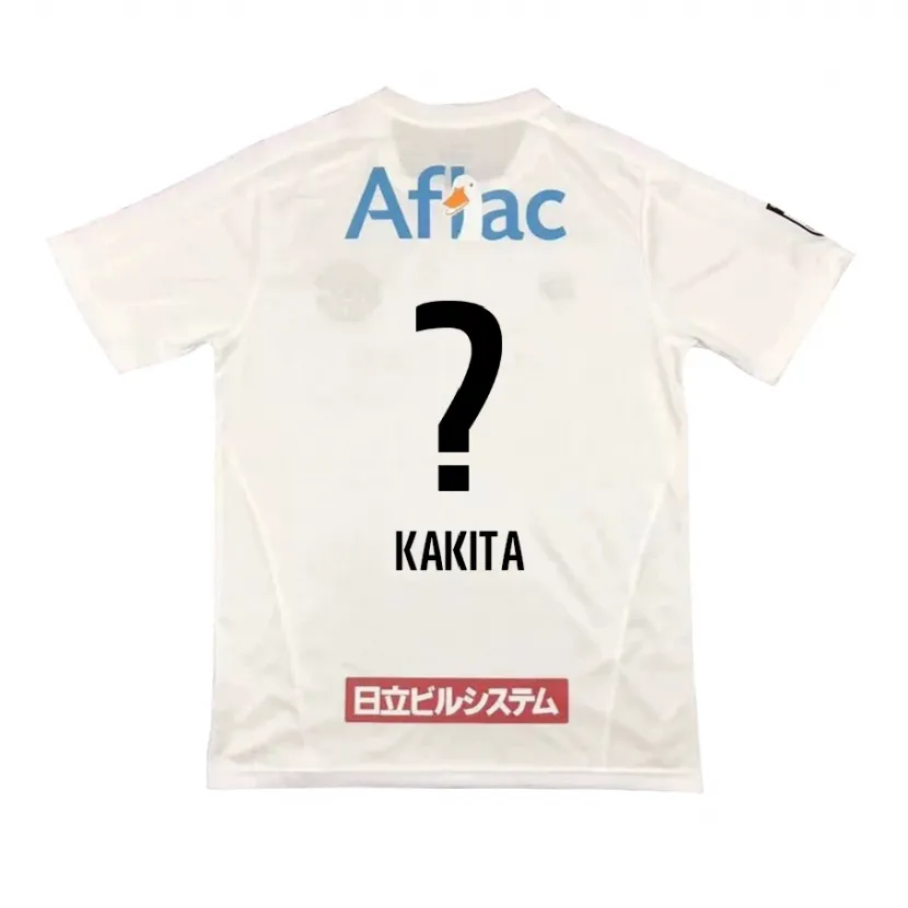 Danxen Heren Yuki Kakita #0 Wit Zwart Uitshirt Uittenue 2024/25 T-Shirt