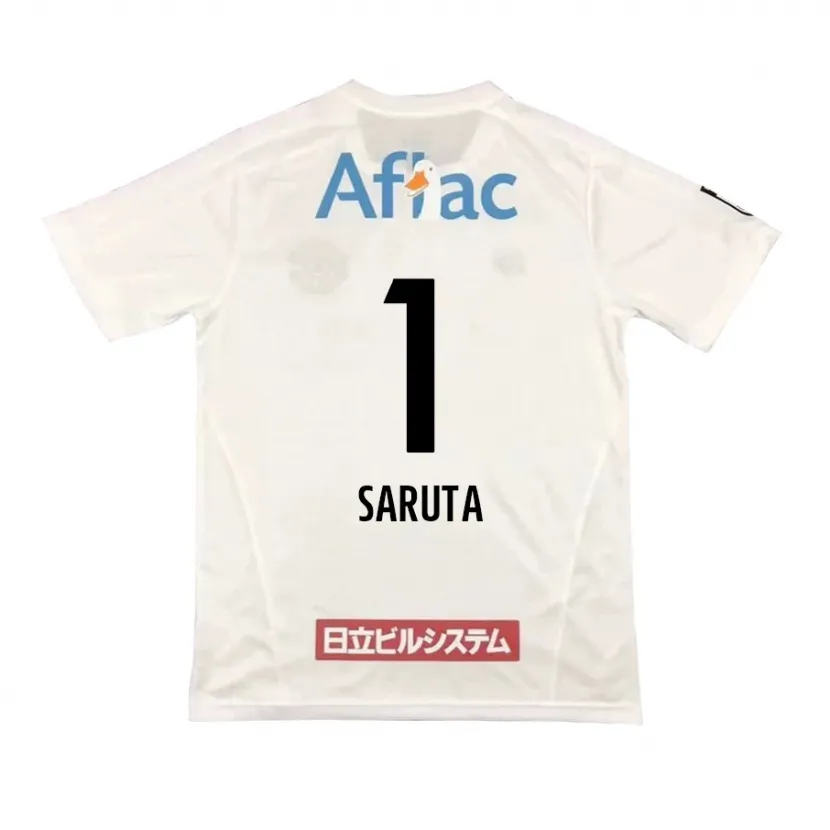 Danxen Heren Haruki Saruta #1 Wit Zwart Uitshirt Uittenue 2024/25 T-Shirt