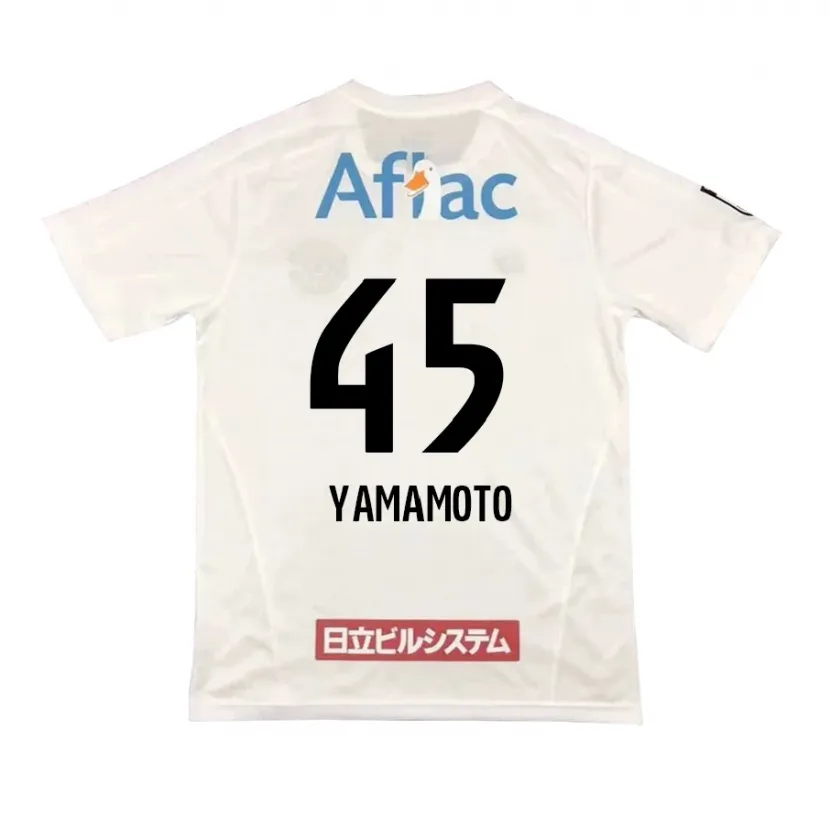 Danxen Heren Ota Yamamoto #45 Wit Zwart Uitshirt Uittenue 2024/25 T-Shirt