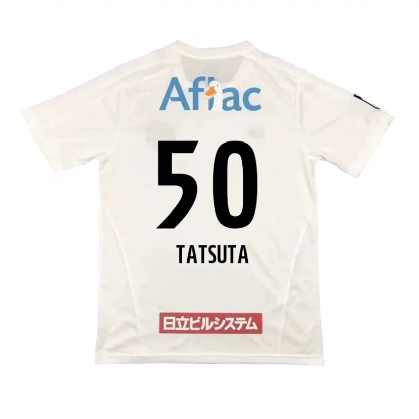 Danxen Heren Yugo Tatsuta #50 Wit Zwart Uitshirt Uittenue 2024/25 T-Shirt