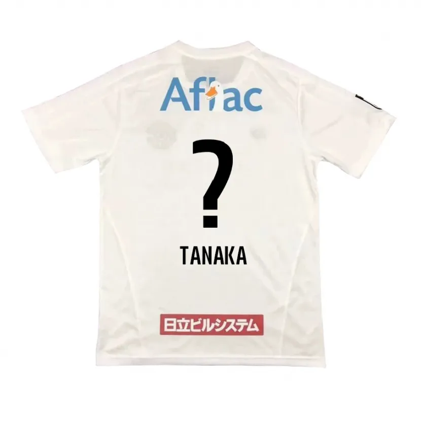 Danxen Heren Ari Tanaka #0 Wit Zwart Uitshirt Uittenue 2024/25 T-Shirt