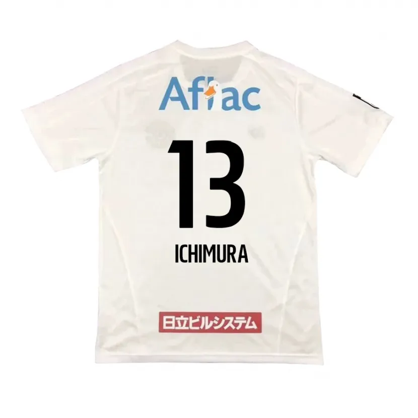 Danxen Heren Ken Ichimura #13 Wit Zwart Uitshirt Uittenue 2024/25 T-Shirt