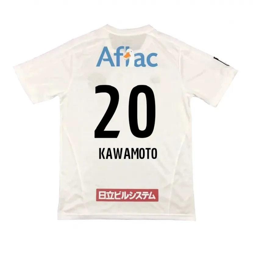 Danxen Heren Daizen Kawamoto #20 Wit Zwart Uitshirt Uittenue 2024/25 T-Shirt