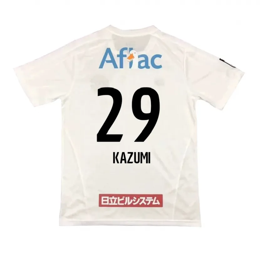 Danxen Heren Takuto Kazumi #29 Wit Zwart Uitshirt Uittenue 2024/25 T-Shirt