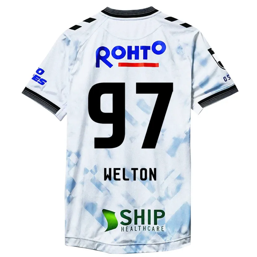 Danxen Heren Welton #97 Wit Zwart Uitshirt Uittenue 2024/25 T-Shirt