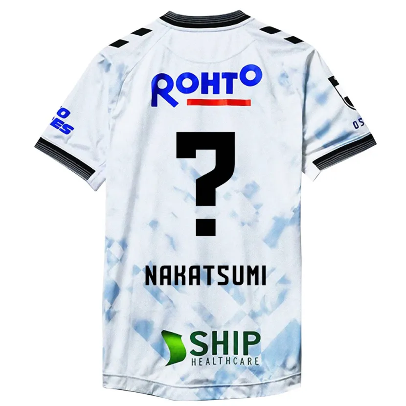 Danxen Heren Naru Nakatsumi #0 Wit Zwart Uitshirt Uittenue 2024/25 T-Shirt