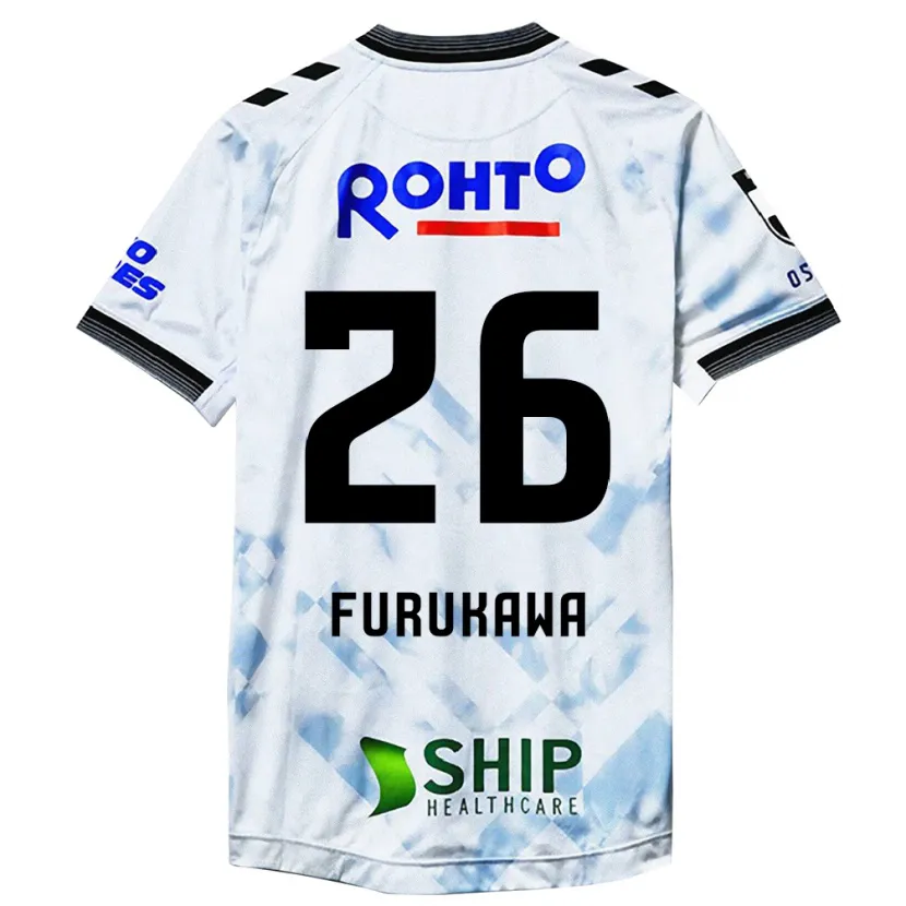 Danxen Heren Kanta Furukawa #26 Wit Zwart Uitshirt Uittenue 2024/25 T-Shirt