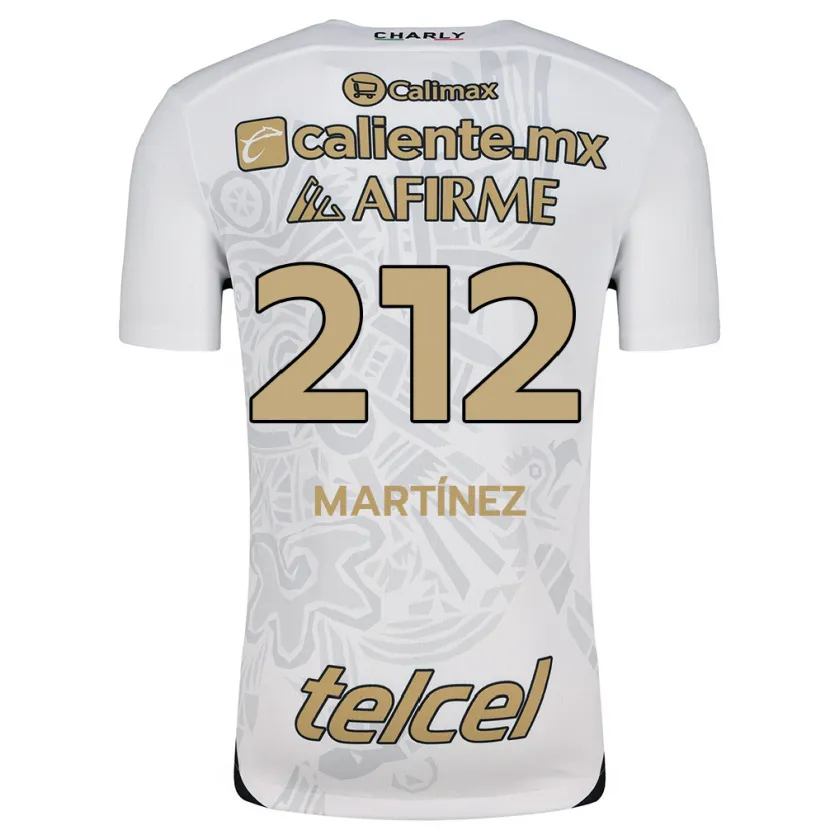 Danxen Heren Juan Martínez #212 Wit Zwart Uitshirt Uittenue 2024/25 T-Shirt