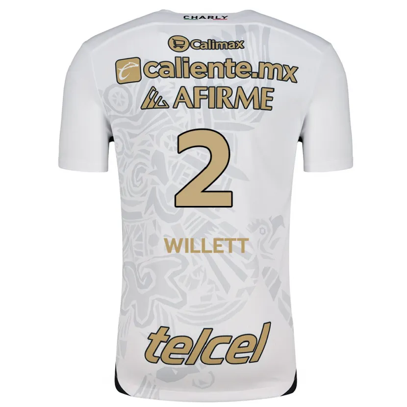 Danxen Heren Adyson Willett #2 Wit Zwart Uitshirt Uittenue 2024/25 T-Shirt