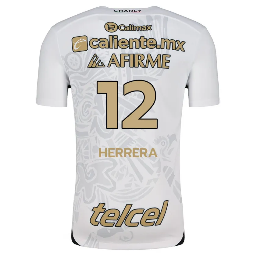 Danxen Heren Melissa Herrera #12 Wit Zwart Uitshirt Uittenue 2024/25 T-Shirt