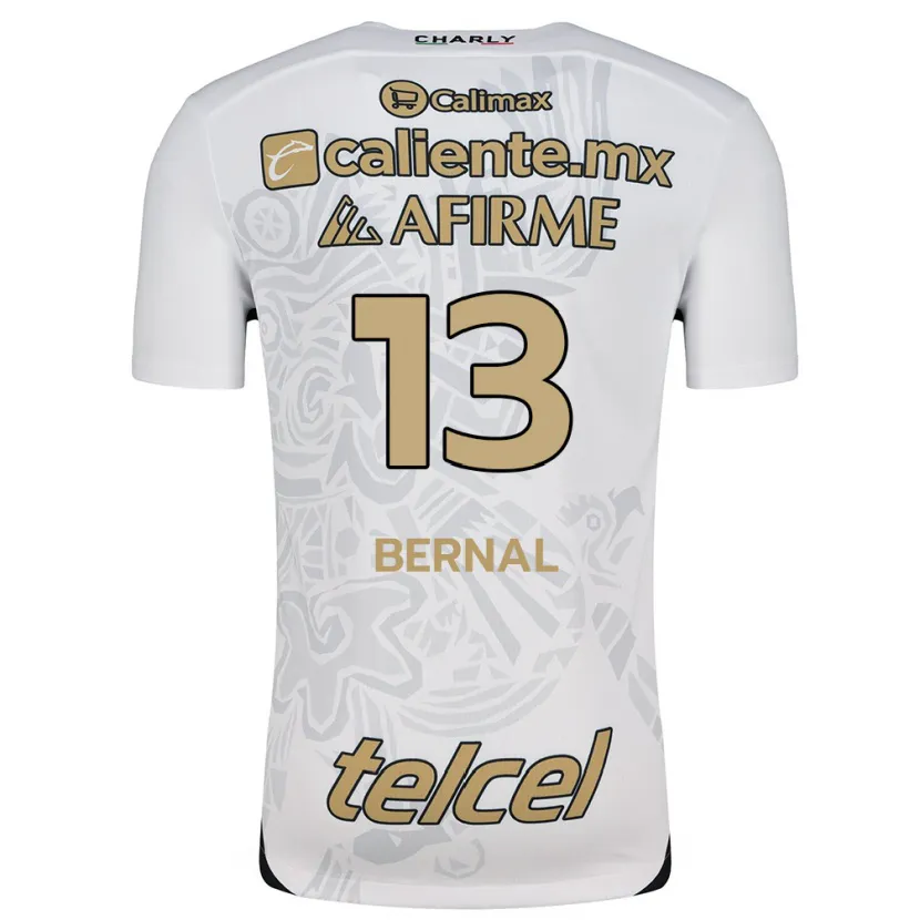 Danxen Heren Mayra Pelayo-Bernal #13 Wit Zwart Uitshirt Uittenue 2024/25 T-Shirt