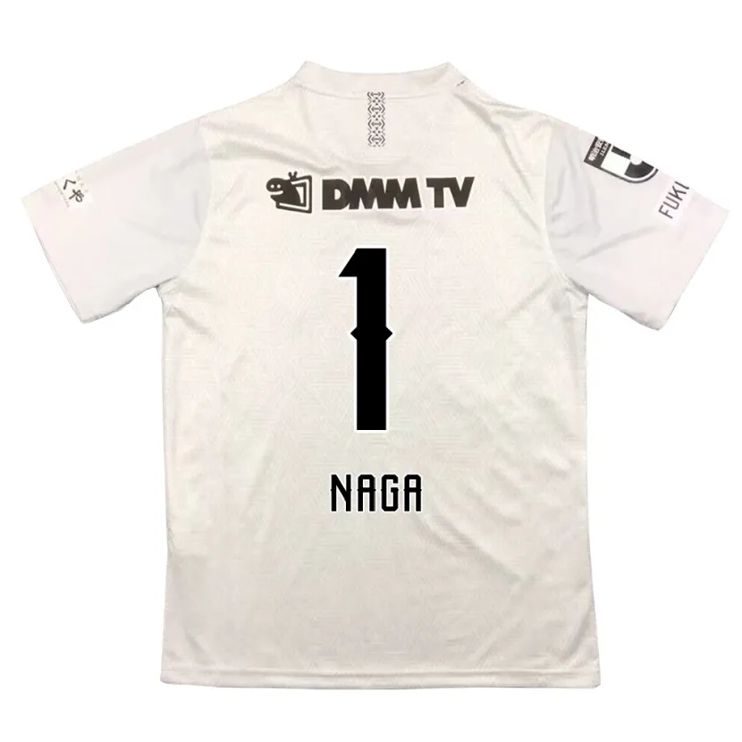 Danxen Heren Takumi Nagaishi #1 Grijs Zwart Uitshirt Uittenue 2024/25 T-Shirt