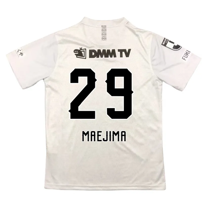 Danxen Heren Yota Maejima #29 Grijs Zwart Uitshirt Uittenue 2024/25 T-Shirt