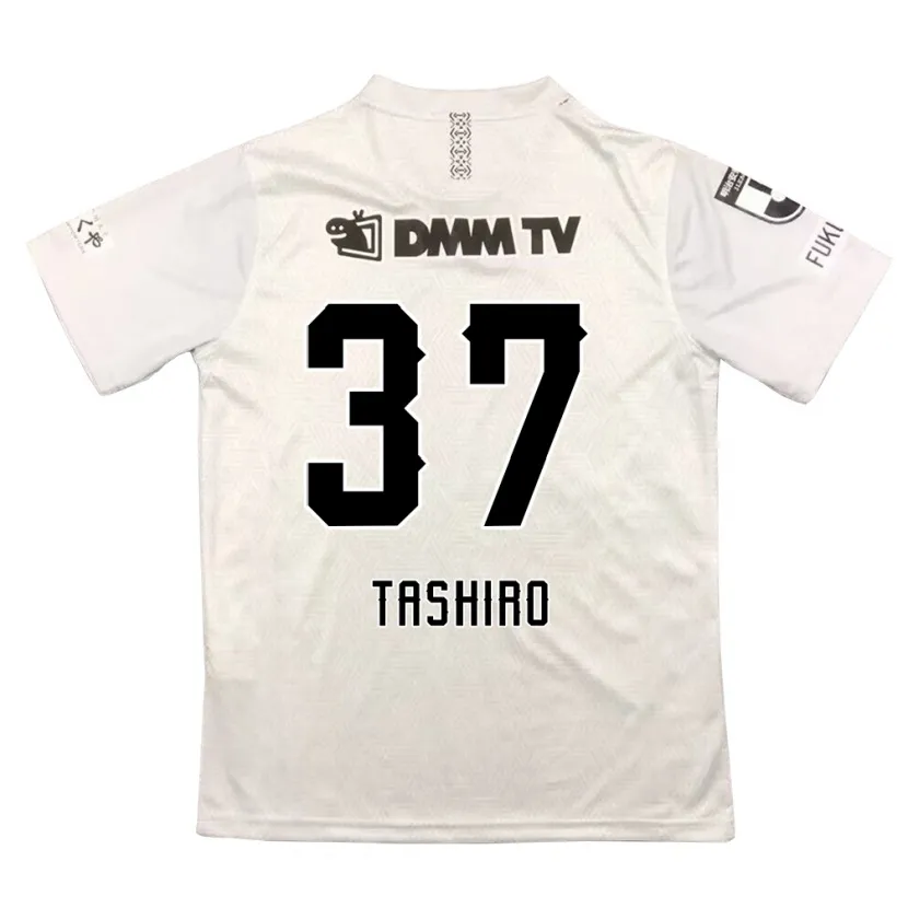 Danxen Heren Masaya Tashiro #37 Grijs Zwart Uitshirt Uittenue 2024/25 T-Shirt