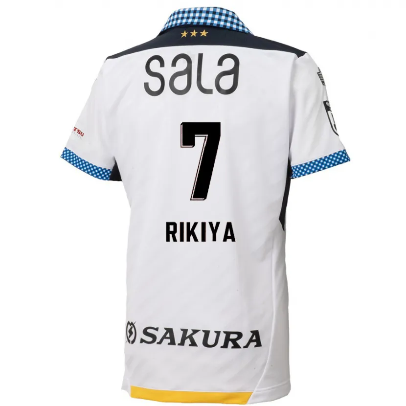 Danxen Heren Rikiya Uehara #7 Wit Zwart Uitshirt Uittenue 2024/25 T-Shirt