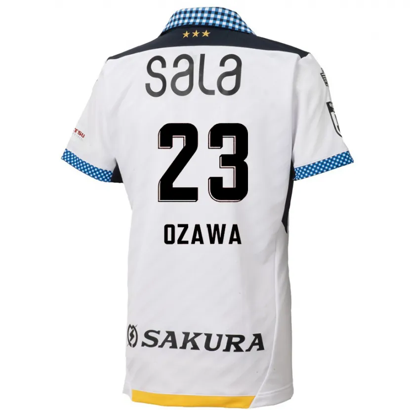 Danxen Heren Yugo Ozawa #23 Wit Zwart Uitshirt Uittenue 2024/25 T-Shirt