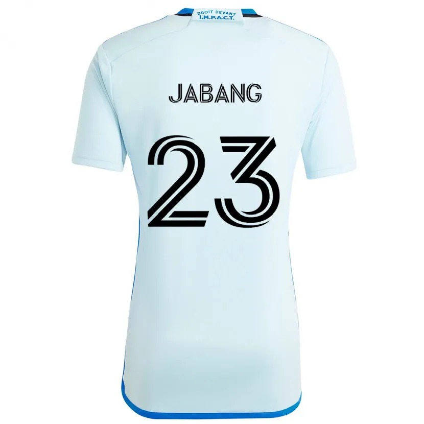 Danxen Heren Ousman Jabang #23 Ijsblauw Uitshirt Uittenue 2024/25 T-Shirt