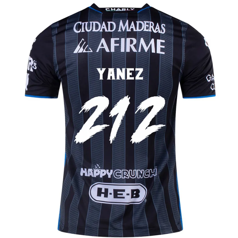 Danxen Heren Sebastián Yánez #212 Wit Zwart Uitshirt Uittenue 2024/25 T-Shirt