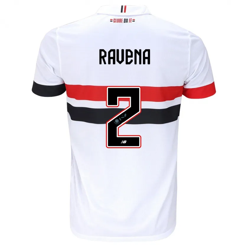 Danxen Dames Ravena #2 Wit Rood Zwart Thuisshirt Thuistenue 2024/25 T-Shirt