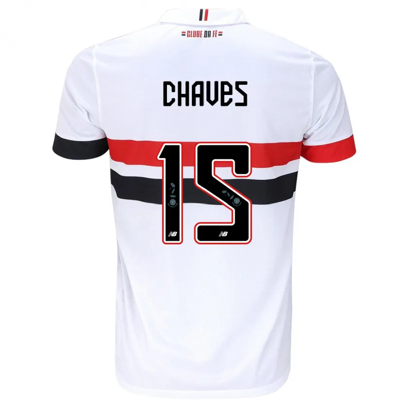 Danxen Dames Carol Chaves #15 Wit Rood Zwart Thuisshirt Thuistenue 2024/25 T-Shirt