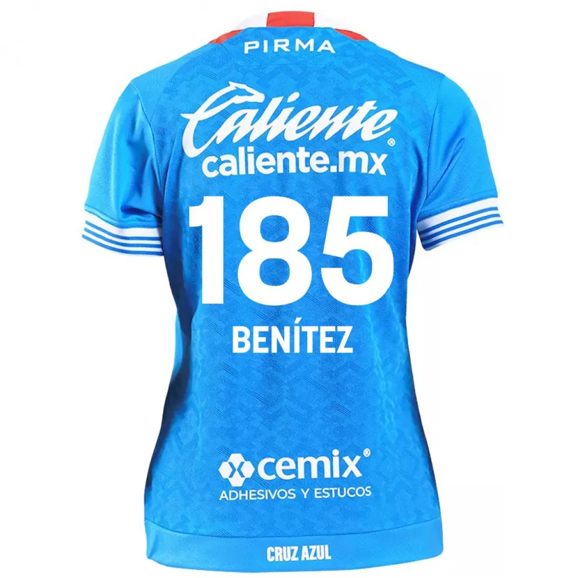 Danxen Dames Cristopher Benítez #185 Hemelsblauw Thuisshirt Thuistenue 2024/25 T-Shirt