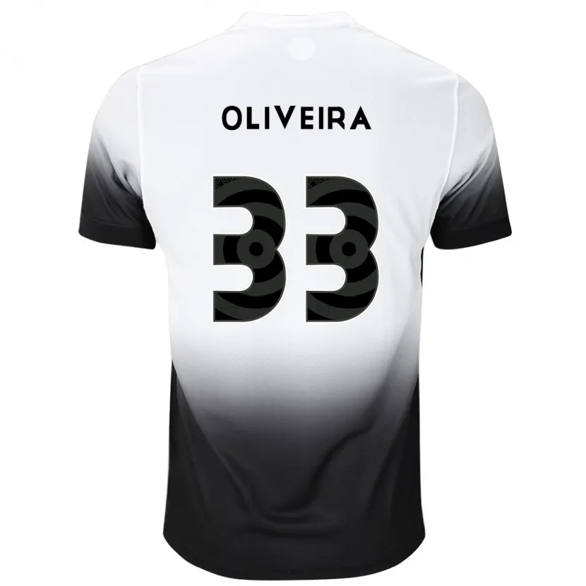 Danxen Dames Ruan Oliveira #33 Wit Zwart Thuisshirt Thuistenue 2024/25 T-Shirt