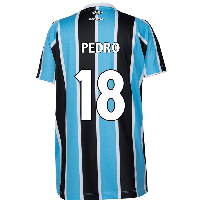 Danxen Dames João Pedro #18 Blauw Zwart Wit Thuisshirt Thuistenue 2024/25 T-Shirt