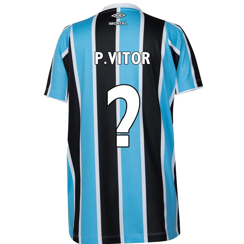 Danxen Dames Pedro Vitor #0 Blauw Zwart Wit Thuisshirt Thuistenue 2024/25 T-Shirt