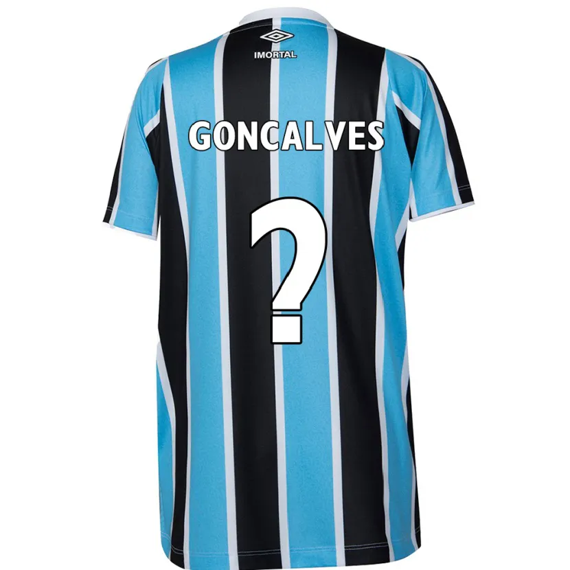 Danxen Dames Matheus Gonçalves #0 Blauw Zwart Wit Thuisshirt Thuistenue 2024/25 T-Shirt