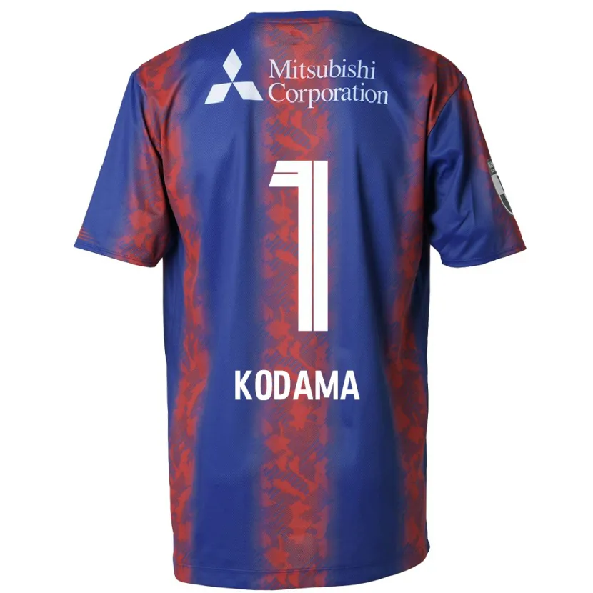 Danxen Dames Tsuyoshi Kodama #1 Blauw Rood Thuisshirt Thuistenue 2024/25 T-Shirt