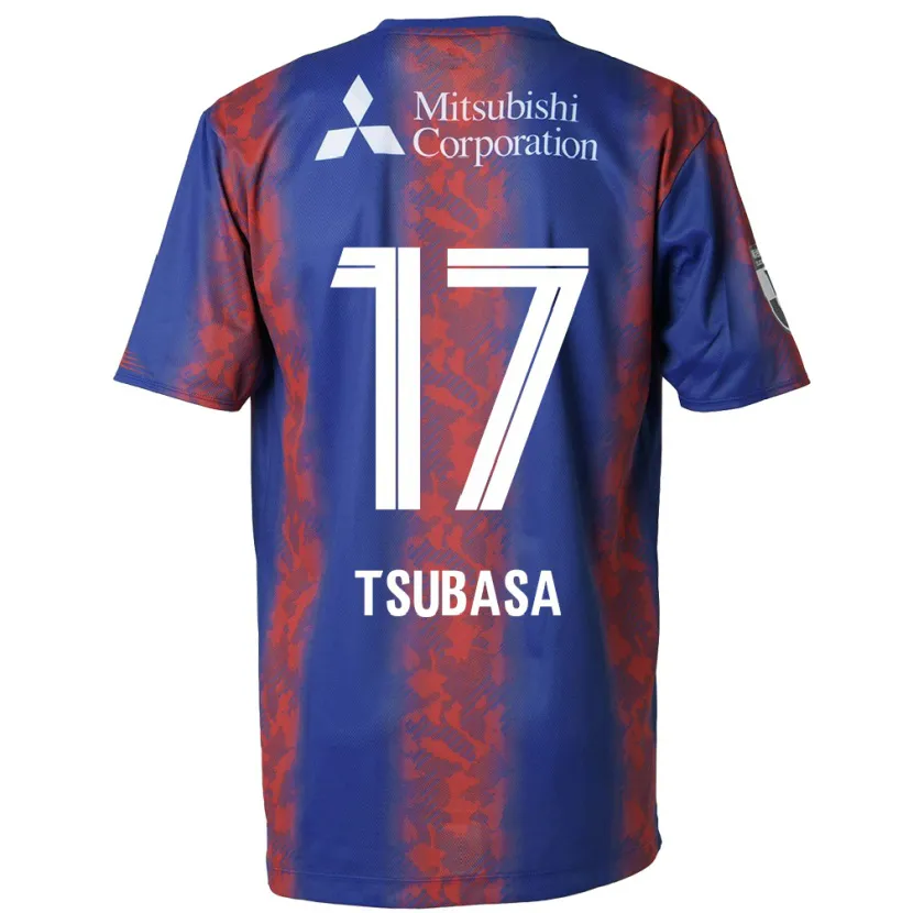 Danxen Dames Tsubasa Terayama #17 Blauw Rood Thuisshirt Thuistenue 2024/25 T-Shirt