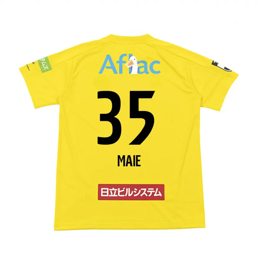 Danxen Dames Hidetaka Maie #35 Geel Zwart Thuisshirt Thuistenue 2024/25 T-Shirt