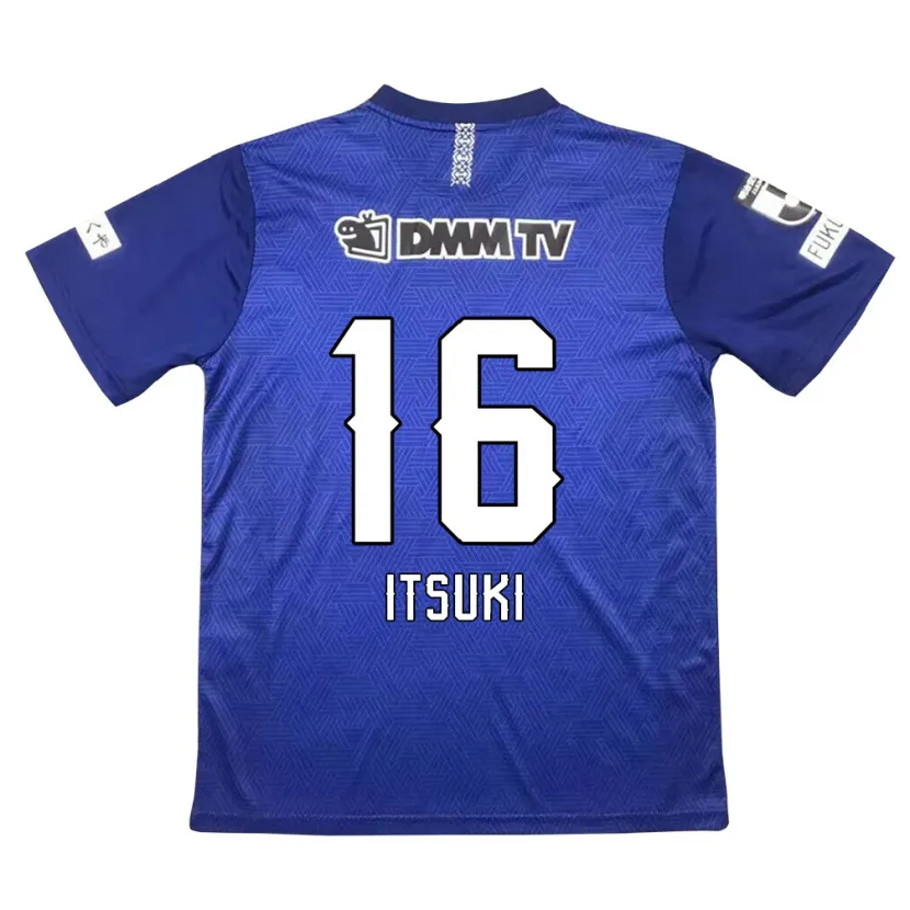 Danxen Dames Itsuki Oda #16 Donkerblauw Thuisshirt Thuistenue 2024/25 T-Shirt