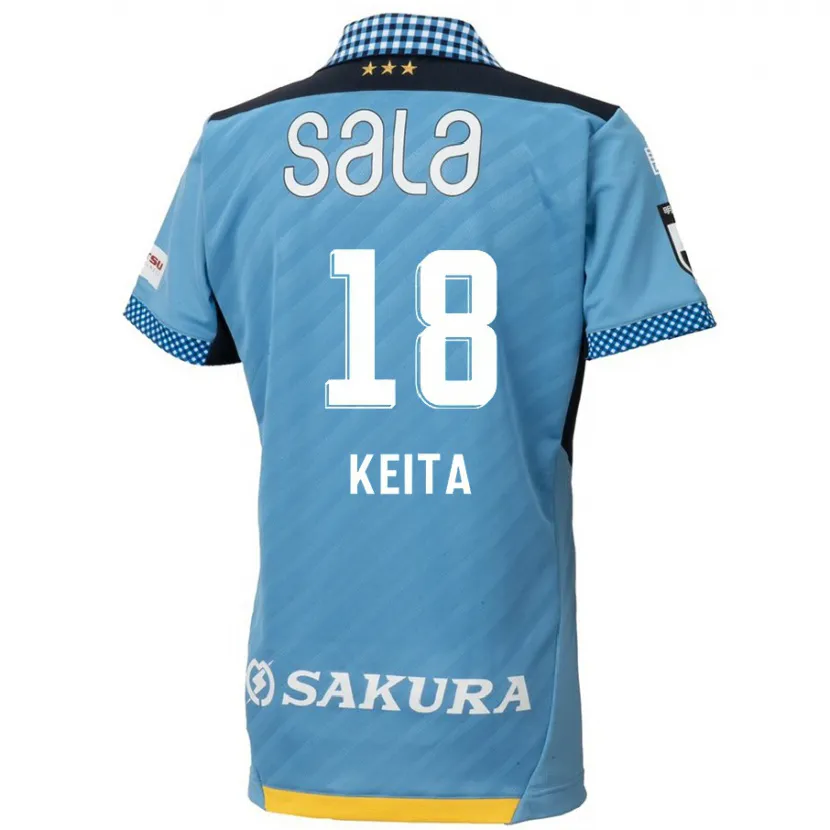 Danxen Dames Keita Takahata #18 Blauw Zwart Thuisshirt Thuistenue 2024/25 T-Shirt