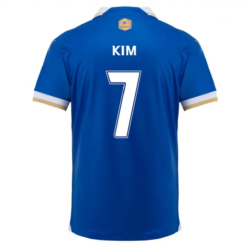 Danxen Dames Hyun Kim #7 Blauw Wit Thuisshirt Thuistenue 2024/25 T-Shirt