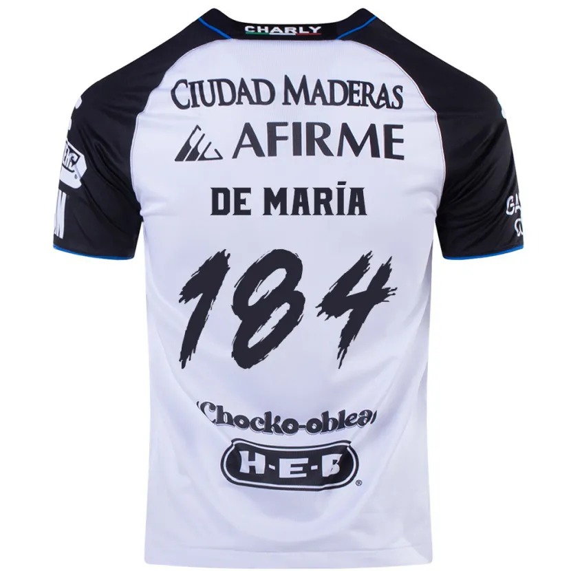 Danxen Dames Antonio De María Y Campos #184 Zwart Blauw Thuisshirt Thuistenue 2024/25 T-Shirt