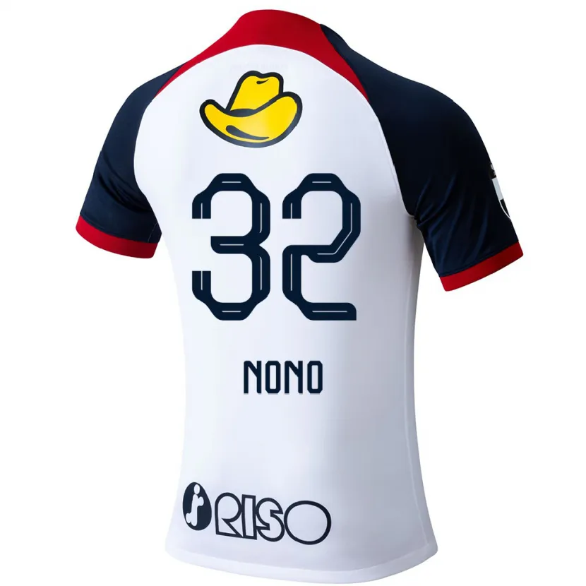 Danxen Dames Kimito Nono #32 Wit Blauw Rood Uitshirt Uittenue 2024/25 T-Shirt