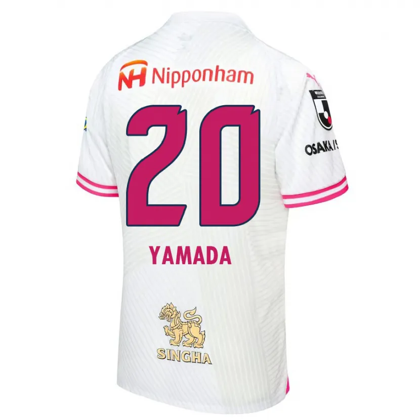 Danxen Dames Kotaro Yamada #20 Wit Roze Uitshirt Uittenue 2024/25 T-Shirt