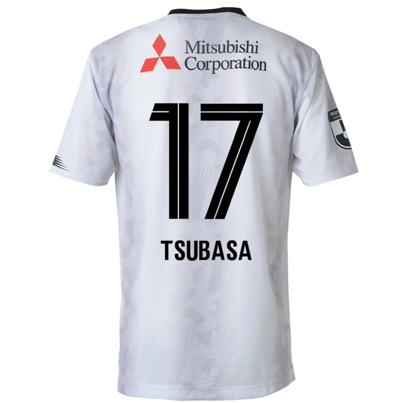 Danxen Dames Tsubasa Terayama #17 Wit Zwart Uitshirt Uittenue 2024/25 T-Shirt