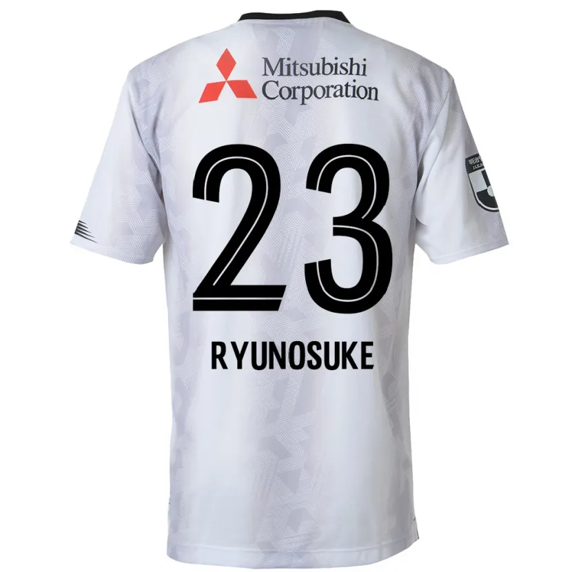 Danxen Dames Ryunosuke Sato #23 Wit Zwart Uitshirt Uittenue 2024/25 T-Shirt