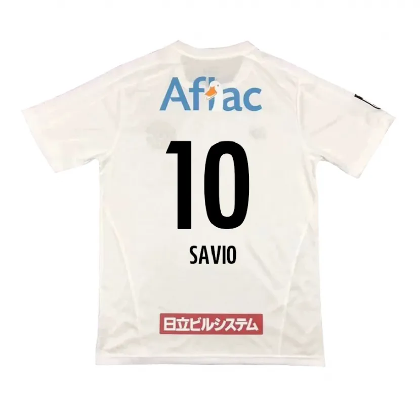 Danxen Dames Matheus Savio #10 Wit Zwart Uitshirt Uittenue 2024/25 T-Shirt