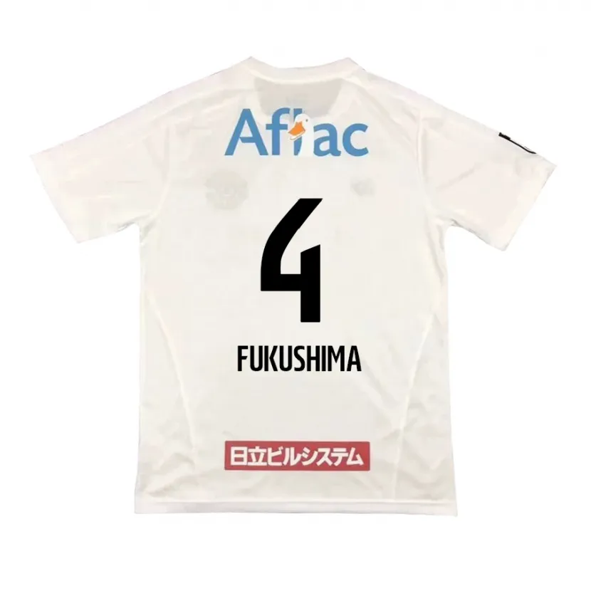 Danxen Dames Taiga Fukushima #4 Wit Zwart Uitshirt Uittenue 2024/25 T-Shirt