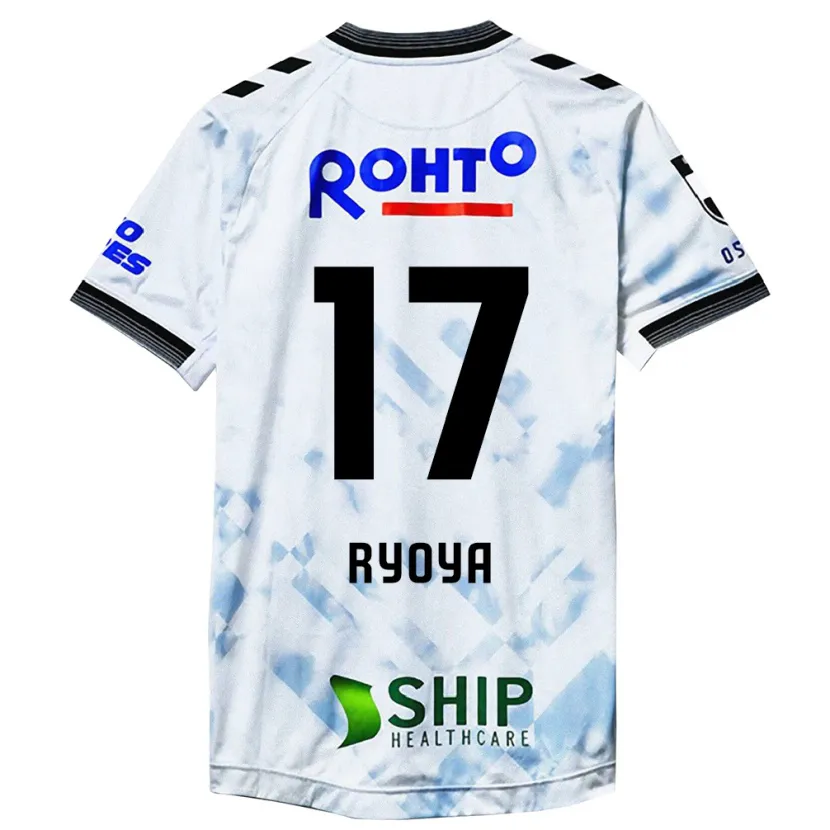 Danxen Dames Ryoya Yamashita #17 Wit Zwart Uitshirt Uittenue 2024/25 T-Shirt