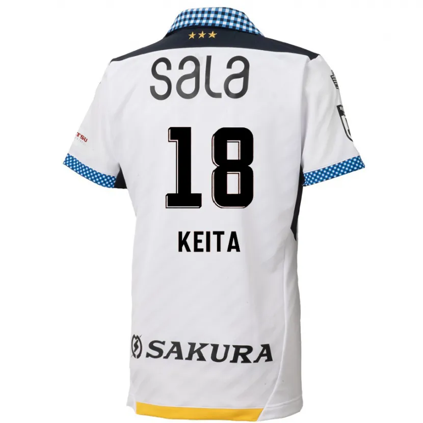 Danxen Dames Keita Takahata #18 Wit Zwart Uitshirt Uittenue 2024/25 T-Shirt